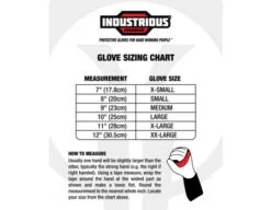 Industrious Handwear Sports Official Gloves - Winter Style -Ump Attire Clothing Store ORF Industrious Handwear Sports Officials Gloves Year Round Style sizing chart 1