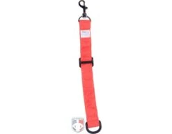 Orange Nylon Chain Clip With Plastic Yard Marker Slide -Ump Attire Clothing Store Orange 3