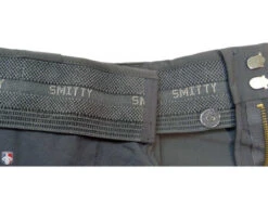 Smitty Performance Poly Spandex Charcoal Grey Flat Front Umpire Plate Pants With Expander Waistband -Ump Attire Clothing Store Poly Spandex Expander Waist Inside 4