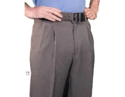 Smitty Heather Grey Combo Umpire Pants With Expander Waistband