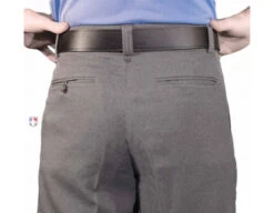 Smitty Heather Grey Combo Umpire Pants With Expander Waistband -Ump Attire Clothing Store S11X attempt 2 Smitty Heather Grey Base Pants back 1