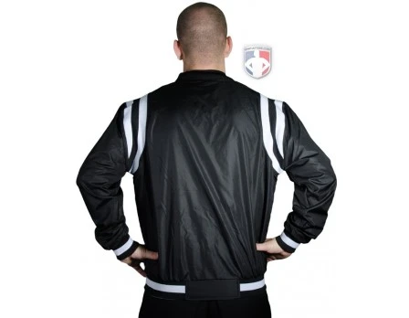 Smitty Collegiate Style Basketball Referee Jacket - Black With White Trim 12 Smitty Collegiate Style Basketball Referee Jacket - Black With White Trim - Image 10