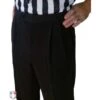 Smitty Performance 4-Way Stretch Athletic Fit Pleated Referee Pants With Slash Pockets -Ump Attire Clothing Store S281 Close