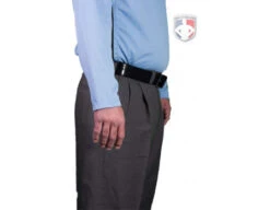 Smitty Long Sleeve Vertical Stripe Umpire Shirt - Powder Blue -Ump Attire Clothing Store S311 PB Wrist