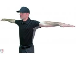 Smitty V2 Major League Replica Umpire Shirt - Black With Charcoal Grey -Ump Attire Clothing Store S314 BK Smitty V2 Major League Replica Black with Charcoal Grey Worn Safe