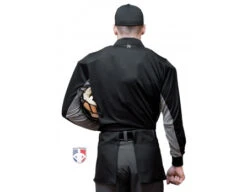Smitty V2 Major League Replica Long Sleeve Umpire Shirt - Black With Charcoal Grey 10 Smitty V2 Major League Replica Long Sleeve Umpire Shirt - Black With Charcoal Grey -Ump Attire Clothing Store S315 BK Smitty V2 Major League Replica Long Sleeve Umpire Shirt Black with Charcoal Grey back cp