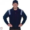 Smitty Traditional Half-Zip Umpire Jacket - Navy And Powder Blue