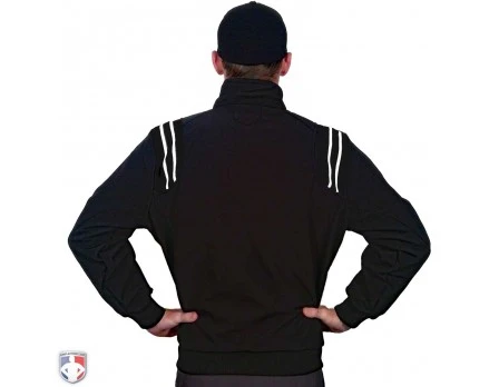 Smitty Major League Style Fleece Lined Umpire Jacket - Black And White 4 Smitty Major League Style Fleece Lined Umpire Jacket - Black And White - Image 2