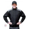 Smitty Major League Replica Thermal Umpire Jacket - Black With Charcoal Grey