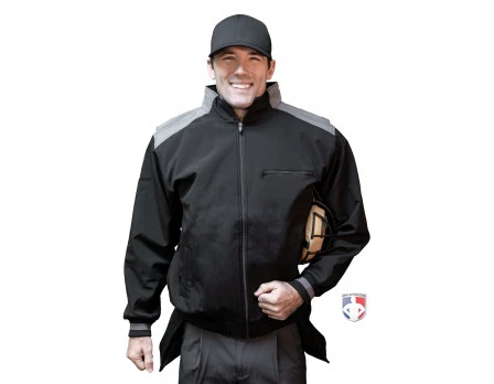Smitty Major League Replica Thermal Umpire Jacket - Black With Charcoal Grey 9 Smitty Major League Replica Thermal Umpire Jacket - Black With Charcoal Grey - Image 7