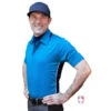Smitty NCAA Softball Short Sleeve Body Flex Men's Umpire Shirt - Bright Blue -Ump Attire Clothing Store S345 BB Smitty NCAA Softball Short Sleeve Body Flex Mens Umpire Shirt Bright Blue front 1