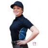 Smitty NCAA Softball Short Sleeve Body Flex Women's Umpire Shirt - Midnight Navy -Ump Attire Clothing Store S346 MN Smitty NCAA Softball Short Sleeve Body Flex Womens Umpire Shirt Midnight Navy side