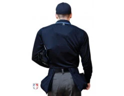 Smitty NCAA Softball Long Sleeve Body Flex Men's Umpire Shirt - Midnight Navy -Ump Attire Clothing Store S347 MN Smitty NCAA Softball Long Sleeve Body Flex Mens Umpire Shirt Midnight Navy plate back