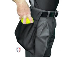 Smitty Oversized Softball Umpire Ball Bag -Ump Attire Clothing Store S363 BK Smitty Deluxe Softball Umpire Ball Bag Black With Reach 0.5x