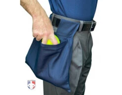 Smitty Oversized Softball Umpire Ball Bag -Ump Attire Clothing Store S363 N Smitty Deluxe Softball Umpire Ball Bag Navy With Reach