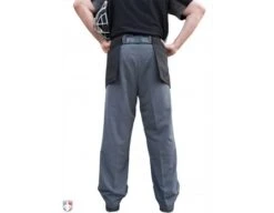 Smitty Performance Poly Spandex Charcoal Grey Plate Umpire Pants -Ump Attire Clothing Store S392 SMITTY PERFORMANCE POLY SPANDEX CHARCOAL GREY PLATE UMPIRE PANTS BACK