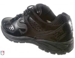 Smitty All-Black Umpire / Referee Field Shoes 12 Smitty All-Black Umpire / Referee Field Shoes -Ump Attire Clothing Store SM FIELD Smitty Field Umpire Referee Shoes Back Angled Outside View