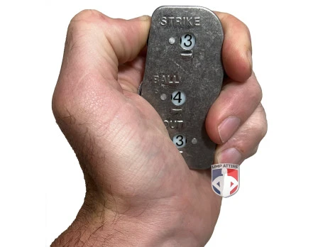 Markwort 3-Dial Brushed Steel Umpire Indicator - 4/3/3 Count 5 Markwort 3-Dial Brushed Steel Umpire Indicator - 4/3/3 Count - Image 3