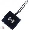 Under Armour 3" Black Sweatband Referee Down Indicator -Ump Attire Clothing Store UA DOWN BK Angled