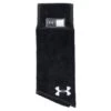 Under Armour Undeniable Football Referee Towel -Ump Attire Clothing Store UA FB TOWEL BK Under Armour Undeniable Football Referee Towel Black Front