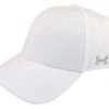Under Armour White Referee Cap -Ump Attire Clothing Store UA FBCAP WH UNDER ARMOUR FOOTBALL LACROSSE REFEREE CAP WHITE Front Angled View