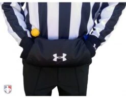 Under Armour Undeniable Handwarmer 11 Under Armour Undeniable Handwarmer -Ump Attire Clothing Store UA WARMER WORN FRONT CLOSEUP HANDS IN