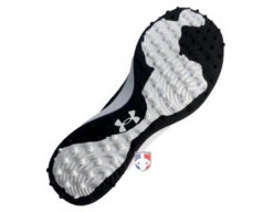 Under Armour Yard Turf Black & White Field Shoes -Ump Attire Clothing Store UA YT Under Armour Yard Turf Black White Field Shoes Charged Bottom wm 1