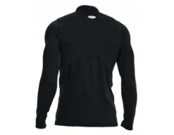Under Armour V2 ColdGear Compression Long Sleeve Mock Shirt -Ump Attire Clothing Store UACG MOCK2 BK Under Armour ColdGear Long Sleeve Fitted Mock Shirt Reverse