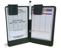 Pro Grade Magnetic "Book" Style 6" Umpire Lineup Card Holder / Game Card Referee Wallet -Ump Attire Clothing Store ULF PRO with Baseball Cards 2 2
