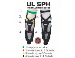UMPLIFE Flex Umpire Shin Guard Harness 11 UMPLIFE Flex Umpire Shin Guard Harness -Ump Attire Clothing Store ULF Shin Guard Strap instructions