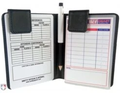 Pro Grade Magnetic "Book" Style 5" Umpire Lineup Card Holder / Game Card Referee Wallet 24 Pro Grade Magnetic "Book" Style 5" Umpire Lineup Card Holder / Game Card Referee Wallet -Ump Attire Clothing Store ULF T5 with Baseball Cards and Pencil 1