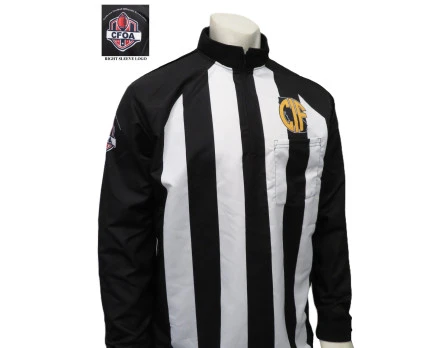 California (CFOA) 2 1/4" Stripe Cold Weather Water Resistant Football Referee Shirt 3 California (CFOA) 2 1/4" Stripe Cold Weather Water Resistant Football Referee Shirt