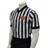 Iowa (IHSAA) 1" Stripe Body Flex Men's V-Neck Referee Shirt -Ump Attire Clothing Store USA200IA2 1