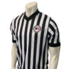 Iowa Girls (IGHSAU) 1" Stripe Body Flex Men's V-Neck Referee Shirt -Ump Attire Clothing Store USA200IGU FLEX
