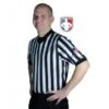 Smitty Dye Sublimated 1" Stripe V-Neck Referee Shirt With USA FLAG -Ump Attire Clothing Store USA200 LeftSide 1