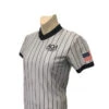 Arkansas (AOA) Body Flex Grey V-Neck Women's Referee Shirt -Ump Attire Clothing Store USA215AR FLEX