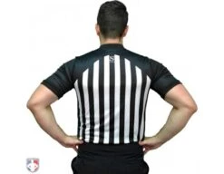 Smitty NCAA Performance Mesh Basketball Referee Shirt -Ump Attire Clothing Store USA216 Smitty Performance Mesh NCAA Basketball Referee Shirt Worn Back View