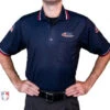 Illinois (IHSA) Umpire Shirt - Navy -Ump Attire Clothing Store USA300ILL N Illinois IHSA Umpire Shirt Navy Front