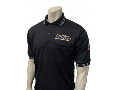 New Jersey (NJSIAA) Short Sleeve Umpire Shirt - Black 3 New Jersey (NJSIAA) Short Sleeve Umpire Shirt - Black