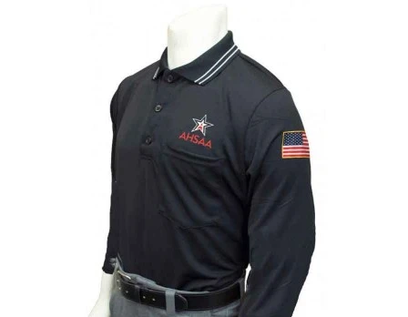 Alabama (AHSAA) Long Sleeve Umpire Shirt - Black 3 Alabama (AHSAA) Long Sleeve Umpire Shirt - Black