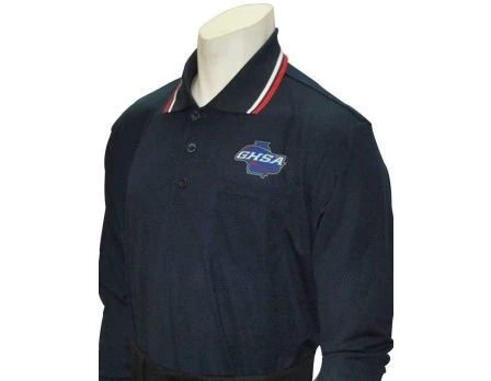 Georgia (GHSA) Long Sleeve Umpire Shirt - Navy 3 Georgia (GHSA) Long Sleeve Umpire Shirt - Navy
