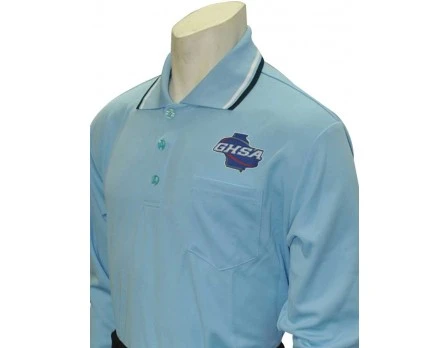 Georgia (GHSA) Long Sleeve Umpire Shirt - Powder Blue 3 Georgia (GHSA) Long Sleeve Umpire Shirt - Powder Blue