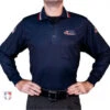 Illinois (IHSA) Long Sleeve Umpire Shirt - Navy