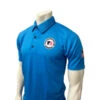 Iowa Girls (IGHSAU) Men's Short Sleeve Volleyball / Swimming Referee Shirt - Bright Blue -Ump Attire Clothing Store USA400IGU BB