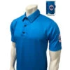 Kansas (KSHSAA) Men's Short Sleeve Volleyball Referee Shirt - Bright Blue -Ump Attire Clothing Store USA400KS 1