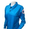Kansas (KSHSAA) Women's Long Sleeve Volleyball Referee Shirt - Bright Blue -Ump Attire Clothing Store USA403KS