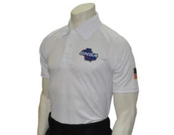 Georgia (GHSA) Men's Short Sleeve Volleyball / Swimming Referee Shirt - White