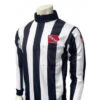 Iowa (IHSAA) 2 1/4" Stripe Foul Weather Football Referee Shirt