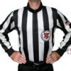 Rhode Island Football Officials Association (RIFOA) 2" Stripe Foul Weather Referee Shirt -Ump Attire Clothing Store USA730RI Rhode Island Football Officials Association RIFOA 2 Stripe Foul Weather Referee Shirt
