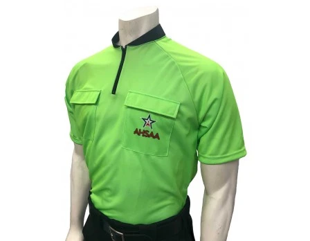 Alabama (AHSAA) Short Sleeve Soccer Referee Shirt - Fluorescent Green 3 Alabama (AHSAA) Short Sleeve Soccer Referee Shirt - Fluorescent Green